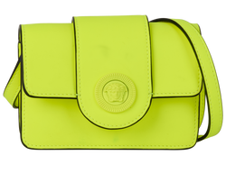 Mini Medusa Crossbody, Vegan Leather, Yellow, MII, S, 2*